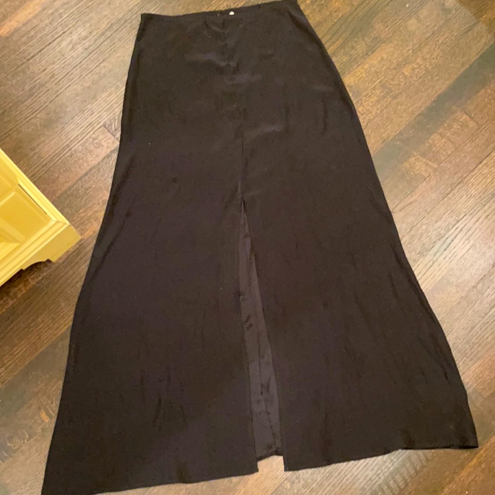 Brochu walker silk long skirt